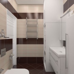 Эскиз дизайна ванной комнаты