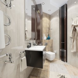 Эскиз дизайна ванной комнаты