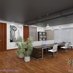 Эскиз дизайна Open Space на 6-ть рабочих мест